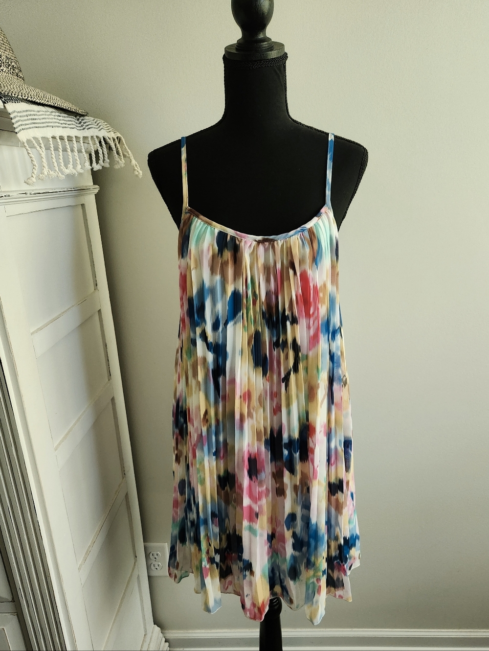 MYSTREE PLEATED SWING DRESS